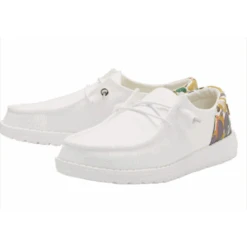 Heydude HEY DUDE WENDY FUNK CHAMBRAY WHITE