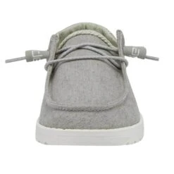 Heydude Hey Dude Youth Wendy Chambray Braid Grey Shoe 9 Heydude Hey Dude Youth Wendy Chambray Braid Grey Shoe -Heydude Store girls hey dude wendy chambray slip on sneaker 130123327 grey front 25818.1652906092